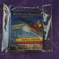 2025 Limited Edition Decorative Waffle House Christmas Tradition Enamel Pin