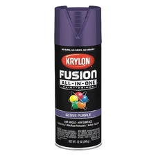 Krylon K02719007 Rust Preventative Spray Paint, Purple, Gloss, Solvent, 12 Oz
