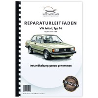 VW Jetta 1 Typ 16 1979-1984 Instandhaltung Inspektion Wartung Reparaturhandbuch