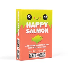 Happy Salmon Family Party Game Exploding Kittens Card Tim Ferriss Fast Quick