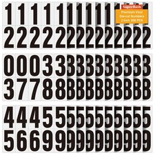 2" Reflective Self-Adhesive House Numbers - 300 PCS for Mailbox  Trash Cans