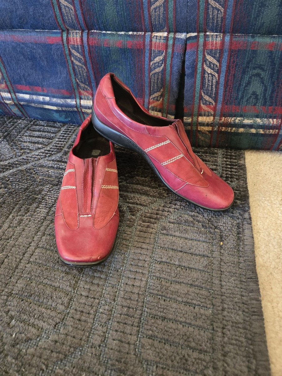 BEAUTIFUL ITALIAN SESTO MEUCCI LEATHER LOAFERS Sesto Meucci ITALY 6 M Red Croc Leather Slip-On Loafers | eBay main image 2