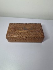 Vintage Jewelery Handmade Boxe With Elephant, Retro Box,Treasure Chest,