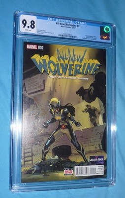 All-new Wolverine #2 CGC 9.8 rar top Key! 1st Honey Bagder