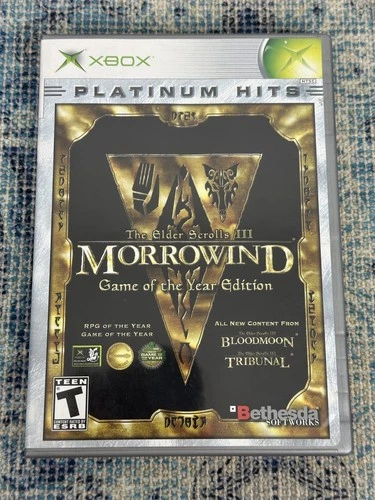 The Elder Scrolls 3 Morrowind GOTY - CIB XBOX Original Cleaned. Tested. Working.