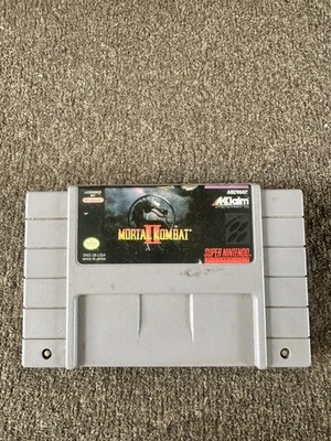 Mortal Kombat II 2 (Super Nintendo Entertainment System 1994) SNES Authentic