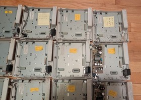 Huge Sega Dreamcast Console Parts Lot (Shell, Disc Drive, Motherboard, PSU)