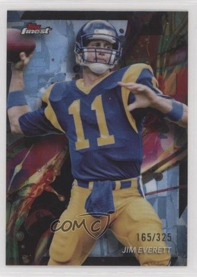 2024 Topps Finest Common Sky Blue Refractor 165/325 Jim Everett #42 fm0