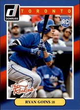 2014 Donruss The Rookies #65 Ryan Goins Toronto Blue Jays