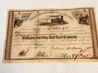 28 Dec 1858 Johns Hopkins signed B&O Railroad Stock Certificate Hospital Founder