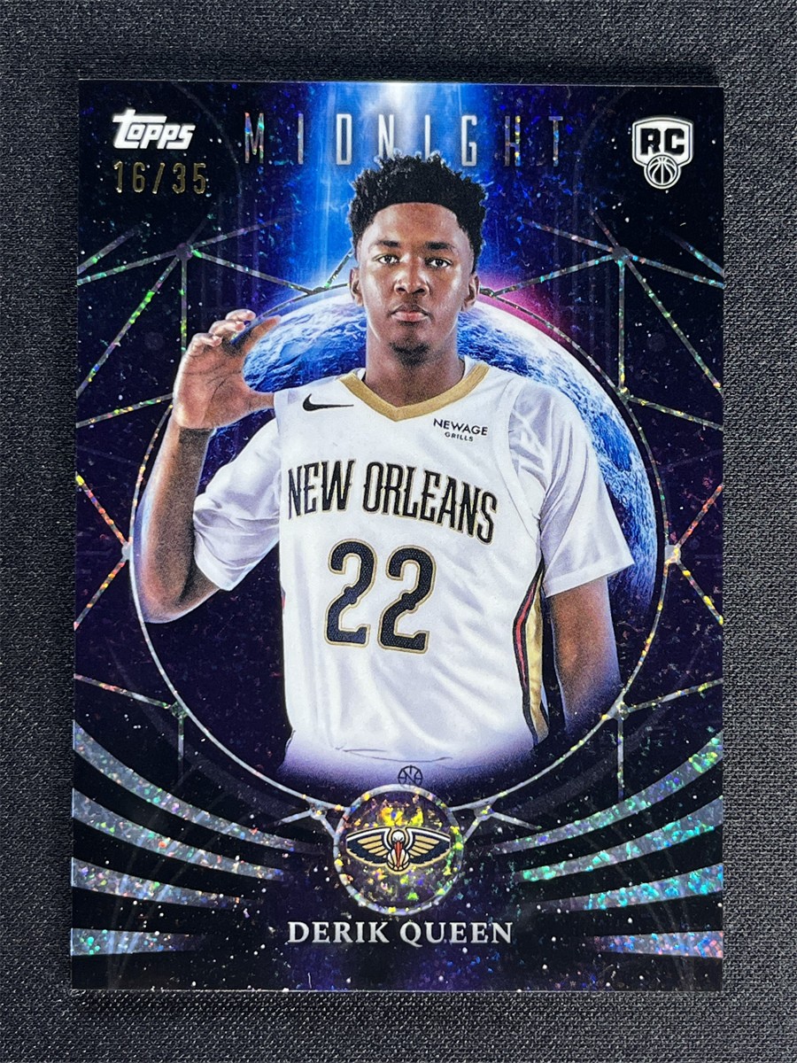 2025-26 Topps Midnight Derik Queen #MF-23 Winter Solstice Moonfall Rookie RC /35