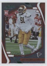 2021 Panini Absolute Rookies Green Adetokunbo Ogundeji #155 0n3y