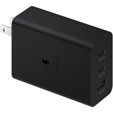 Samsung 65W Trio Power Adapter, Black EP-T6530NBEGUS