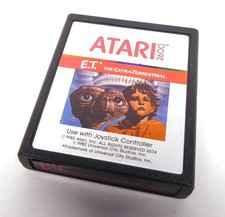 Atari 2600 Spiel -- E.T. THE EXTRA TERRESTRIA...