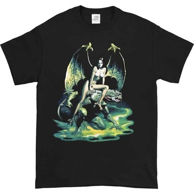 Vtg Boris Vallejo Naked Gargoyle Girl 80s Cotton S to 5XL Shirt TU590