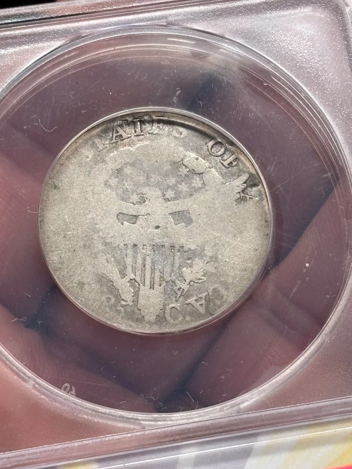 1806 Draped Bust 25c QUARTER Dollar Early American coin ANACS AG-3 Details - Image 4 of 4