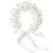 Pearl Headpiece for Wedding Bridal Festival Photography Hair Wreath Accessory