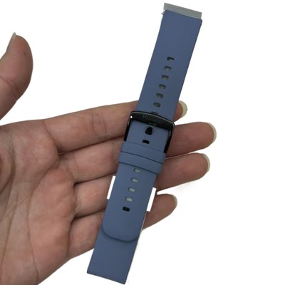 Original Huawei 20mm Fluororubber Misty Blue Watch Strap For Watch GT 2/3 42mm