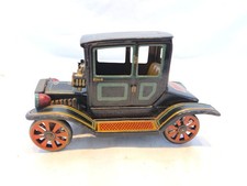 1917 FORD Tin Toy Friction Car JAPAN NO-1427 Working NICE Piece. Eco Shipping.