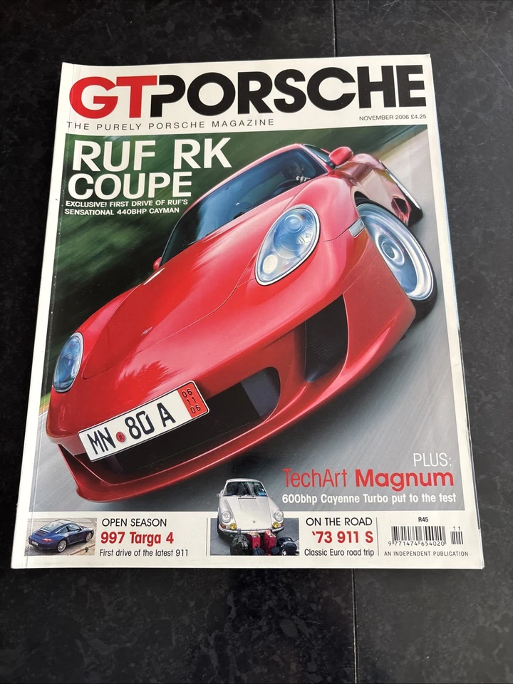 GT Purely Porsche Magazines x4 2006 - Issues 58-61 - RUF RK Coupe, 997 GT3 RS - Image 2 of 4