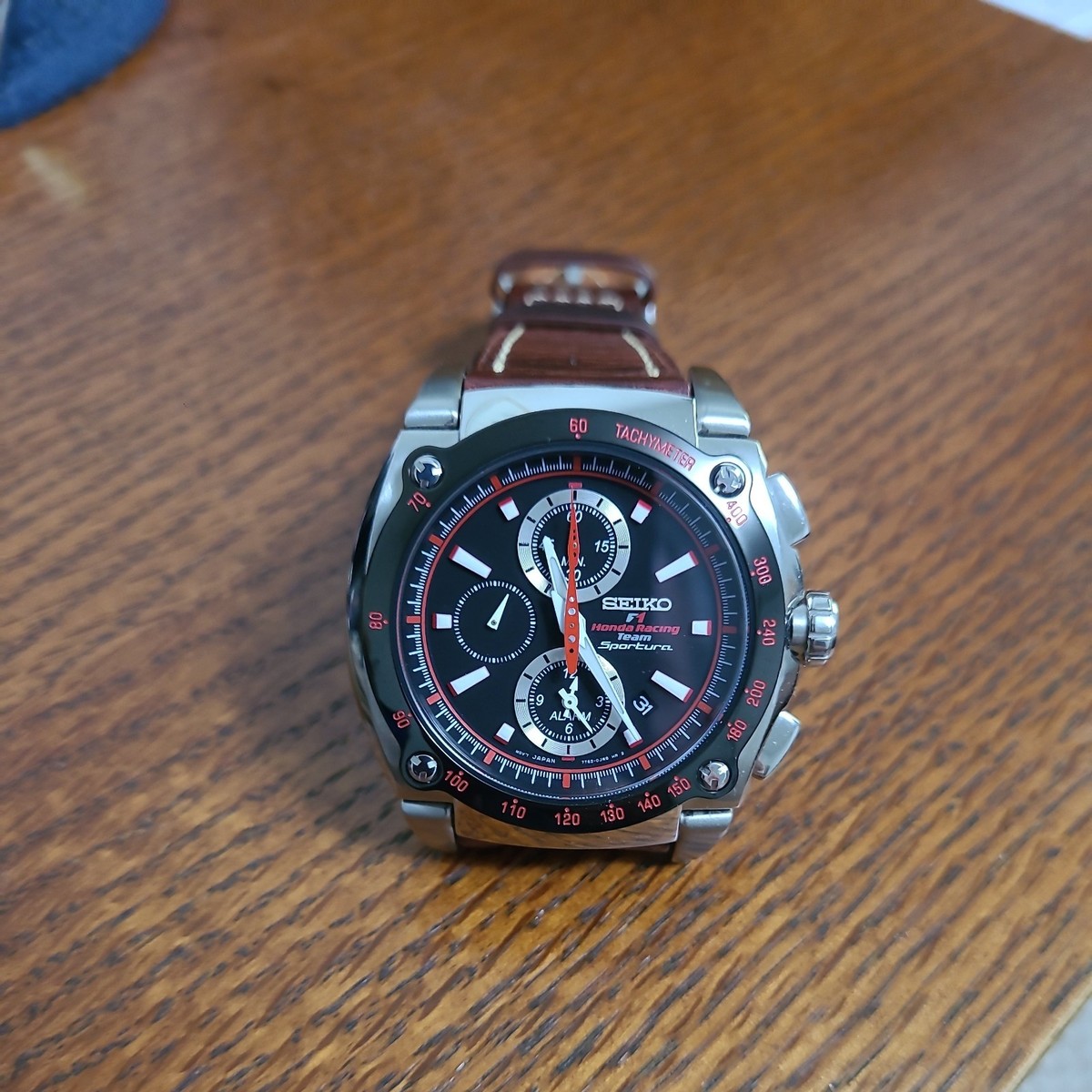 SEIKO F1 Honda Racingホワイト/ブラック Seiko F1 Honda Racing Team Watch-Near mint condition. | eBay