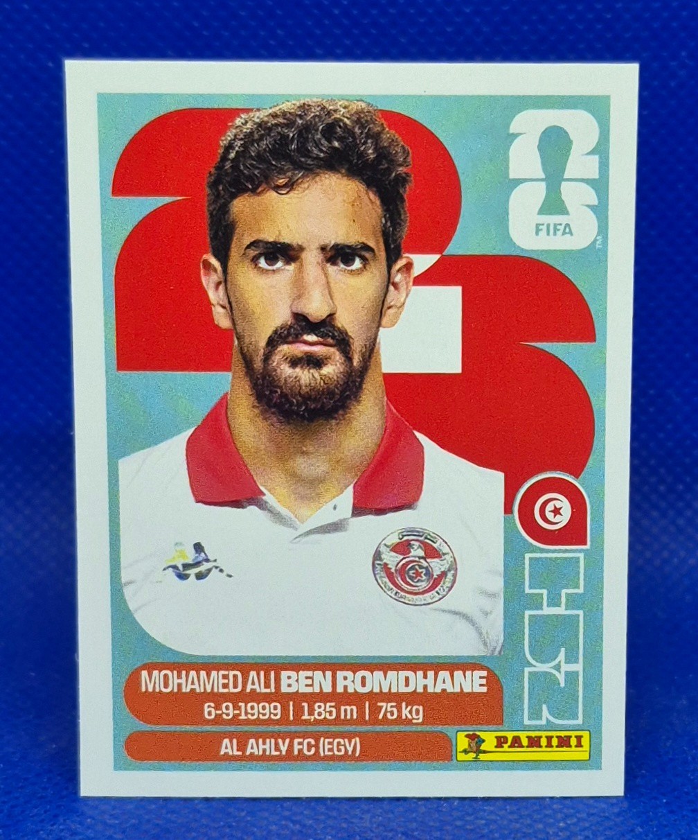 2026 Panini FIFA World Cup Sticker Mohamed Ali Ben Romdhane #TUN 12 - Tunisia
