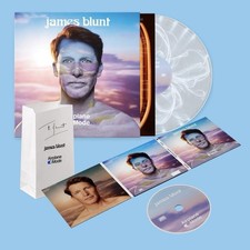 James Blunt Airplane Mode Clear White Vinyl CD + SIGNED Sick Bag presale 6.11.26