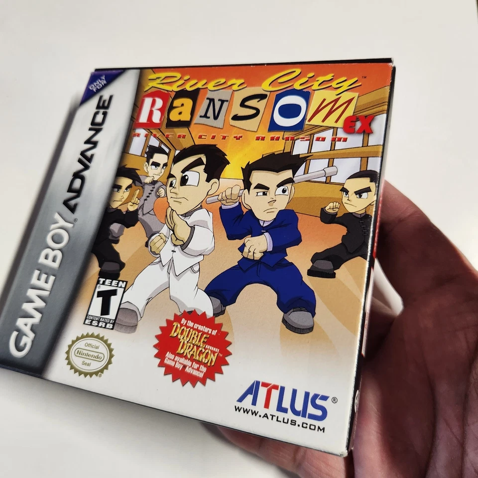 GBA River City Ransom EX CIB W/ Reg Card + Case Cover - Mint, Tested - Image 2 of 4