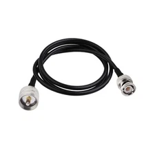 Radio cb Antenna Cable UHF pl259 Male Plug to BNC Male RG58/50cm Cable