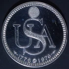 1 oz Silver Round/Medal 1980 USA Bicentennial 1776-1976 – Puma Reverse