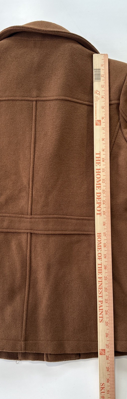 NewPort Men's coat with removable Chest vest inside Size M Light Brown