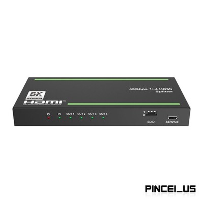 HDC-SPC14 1-IN 4-OUT 8K 1x4 HDMI-compatible Splitter 48Gbps High Performance
