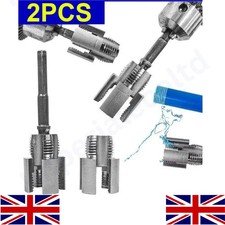 2x Integrated Internal and External Pipe Threading Tool Set 3/4 inch 1/2 inch