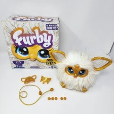 Furby Gold Glam G1938 Interactive Plush Toy for 6 Years+