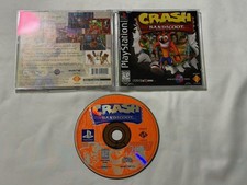 Crash Bandicoot 1 Original Black (Sony Playstation 1 ps1) Complete