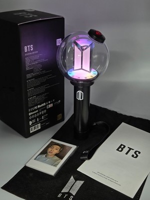 BTS OFFICIAL LIGHT STICK VER.4 アミボム バンタン BTS Official Light Stick Ver.4 (Army Bomb 4 ) - Tested & Working