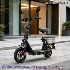 E-Scooter 12" TWOFISH 30KM Damen Elektroroller 48V 13AH Mit …