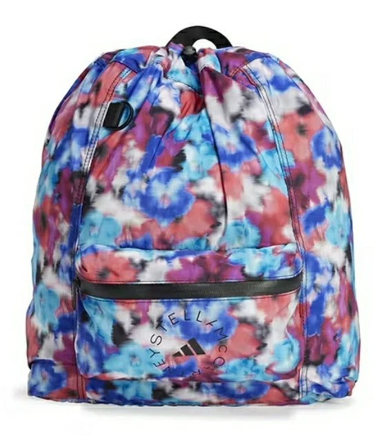 NWT Adidas by Stella McCartney printed gym sack/ purse. Super cute ☺️ Gymsacks adidas by Stella McCartney Gym Sack Light Rosewood  main image 3