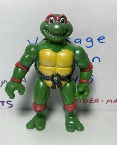 TOON RAPH Raphael 1993 TMNT Vintage Action Figure  Works Playmates Toys 990O C1