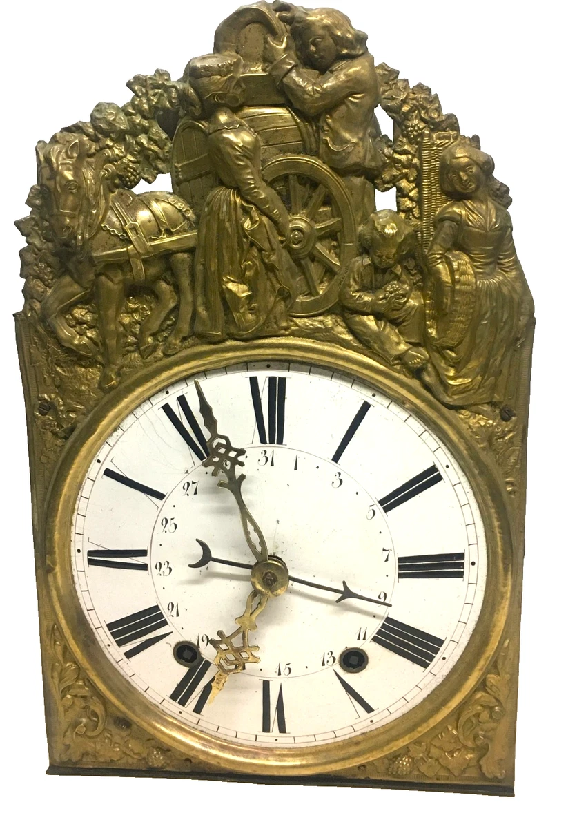 ANCIENNE CLOCHE EN bronze pour horloge pendule comtoise EUR 15,00