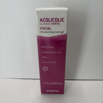 Sesderma Acglicolic Classic Forte Moisturizing Cream Gel 50ml - New/Sealed 2019
