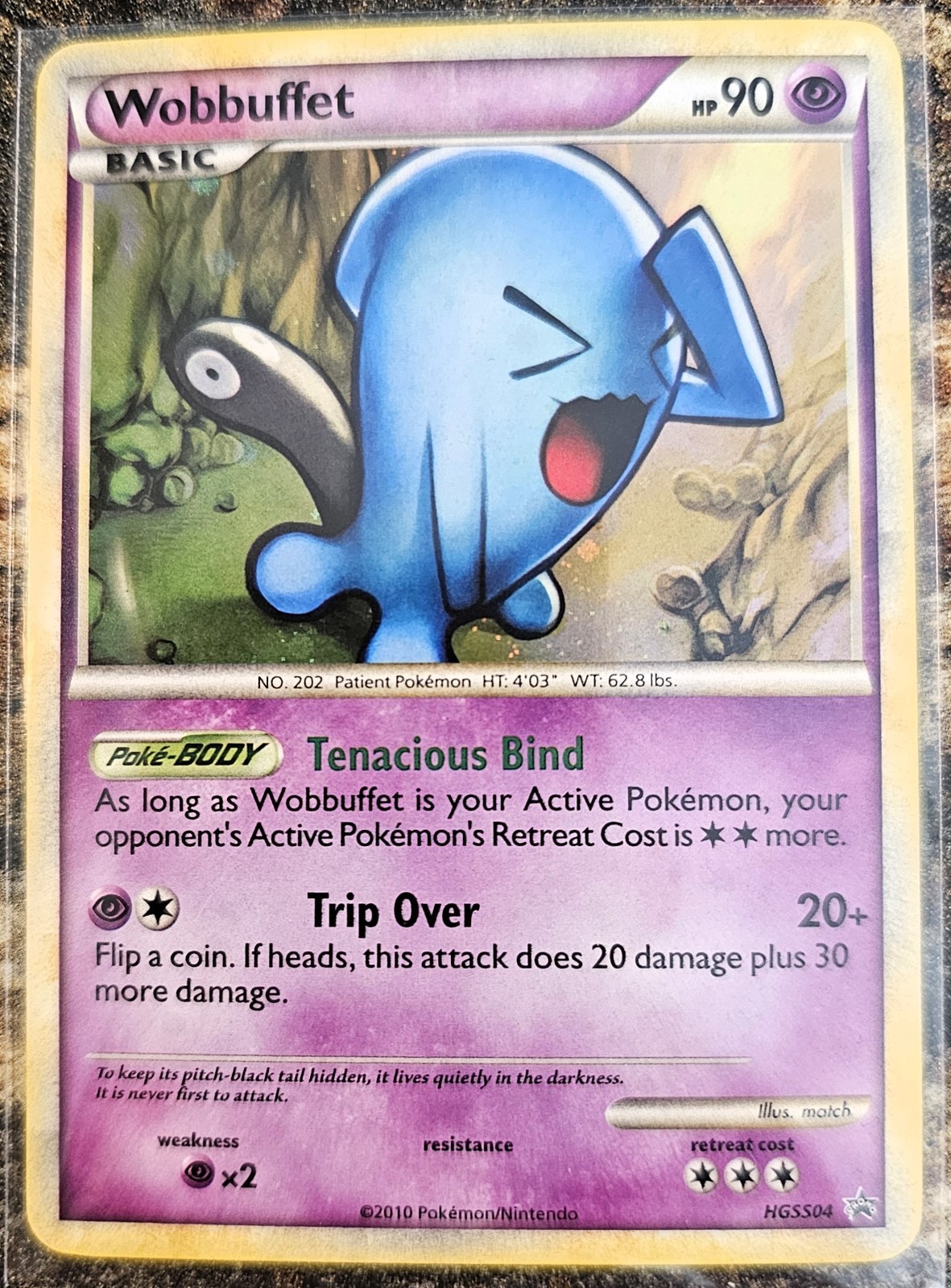 Pokemon Black Star Promo Wobbuffet HGSS04 NM or Better