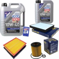 Inspektionskit Filter Liqui Moly ÖL 6L 10W-40 FüR Opel Astra G Caravan F35_ 1.7