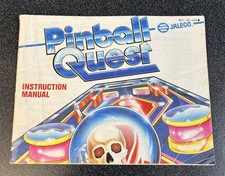 Nintendo NES Pinball Quest Instruction Manual Booklet Only NES-P9-USA