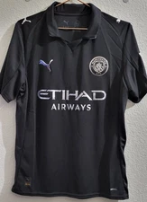 Puma, Men-M, Manchester City 25/26 Replica Jersey, Black