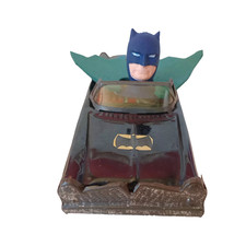 batman batmobile tin Black cabriolet friction works no aoshin