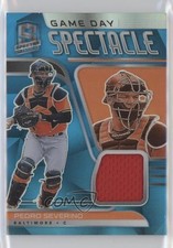 2021 Spectra Game Day Spectacle Jerseys Neon Blue Prizm 19/50 Pedro Severino s3g