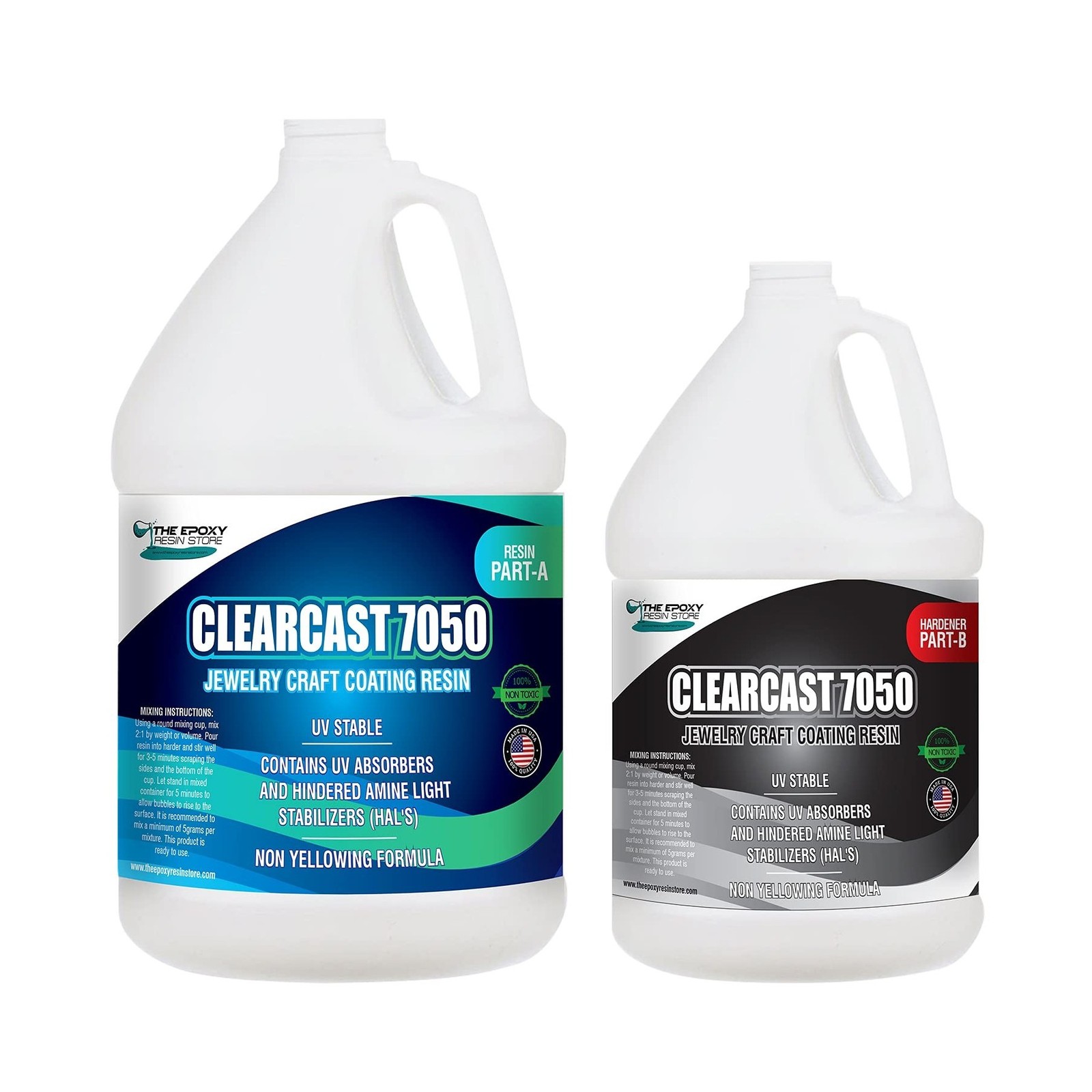 The Epoxy Resin Store Clearcast 7050 UV Resisting Jewelry Craft 2 Part Resin ...