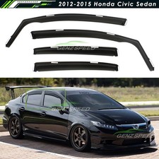 For 2012-2015 Honda Civic Sedan In-channel Rain Guards Window Visors Vent Shade For 2012-2015 Honda Civic Sedan In-channel Rain Guards Window Visors Vent Shade