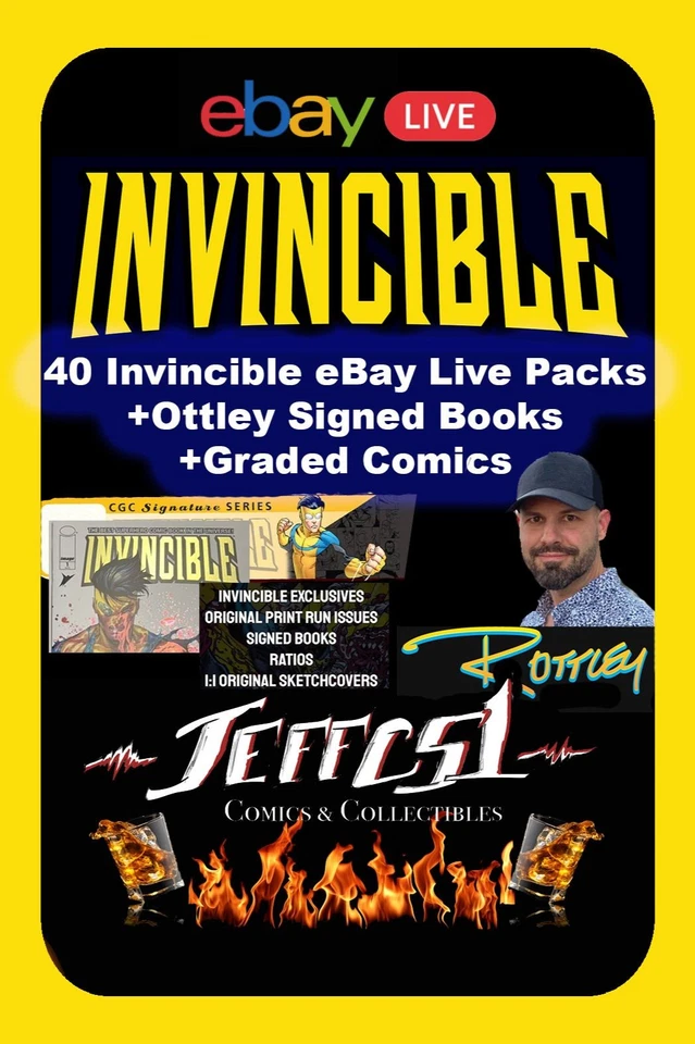$1 Starts - MASSIVE Invincible Comic Pack Show + SLABS + Signed Requests!